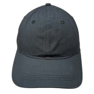Universal Thread Baseball Cap Black One Size Slideback Hat Solid Cotton Plain